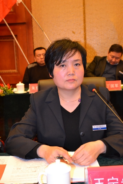 會(huì)議由營銷總監(jiān)王寧先主持